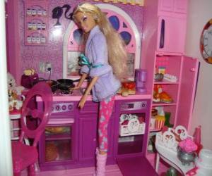 yapboz Barbie mutfak